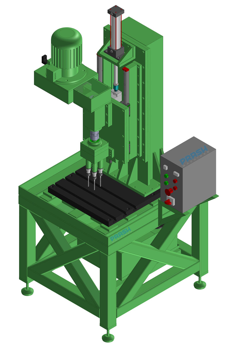 Prash Multi Spindle Auto Feed Drilling Tapping SPMs