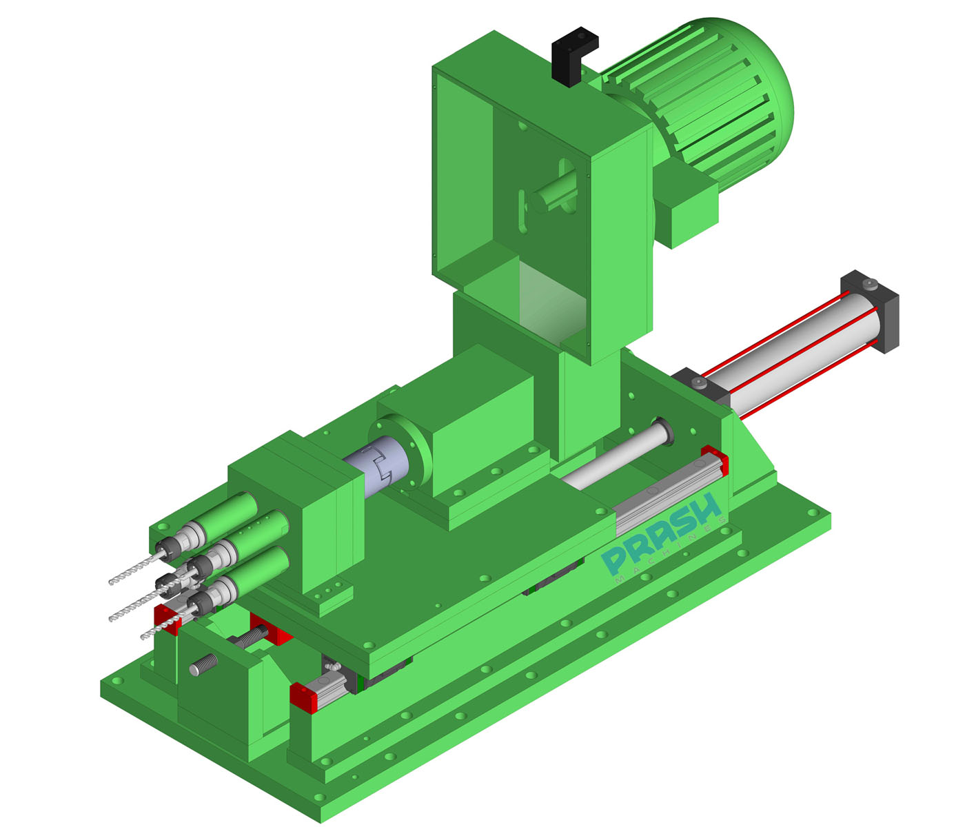 Prash Multi Spindle Auto Feed Drilling Tapping SPMs